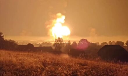Satellite Images Reveal Impact of Drone Strike on Russian Ammo Depot