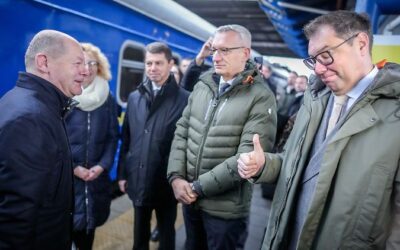 Scholz in Ukraine for the first time in two and a half years