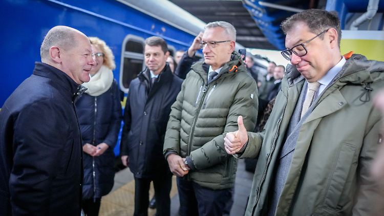 Scholz in Ukraine for the first time in two and a half years