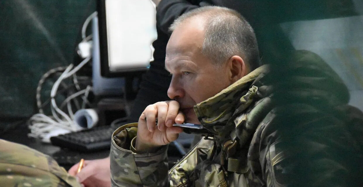 Ammunition used by Russians halved following Ukrainian strikes, Syrskyi says
