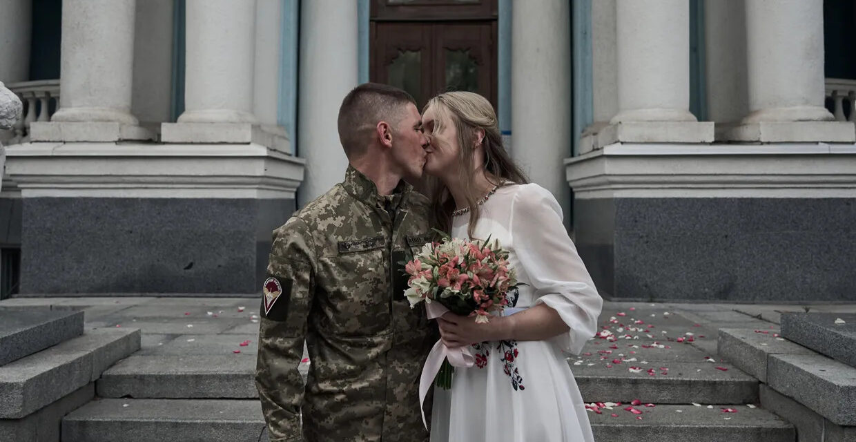 Ukraine launches online marriages to unite couples separated by war