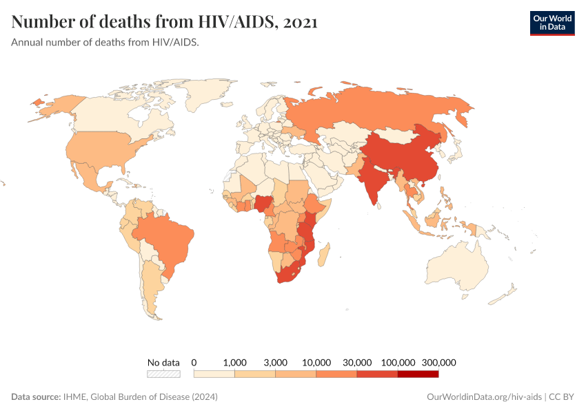 Record millions of individuals worldwide will die of HIV/AIDS by 2029,