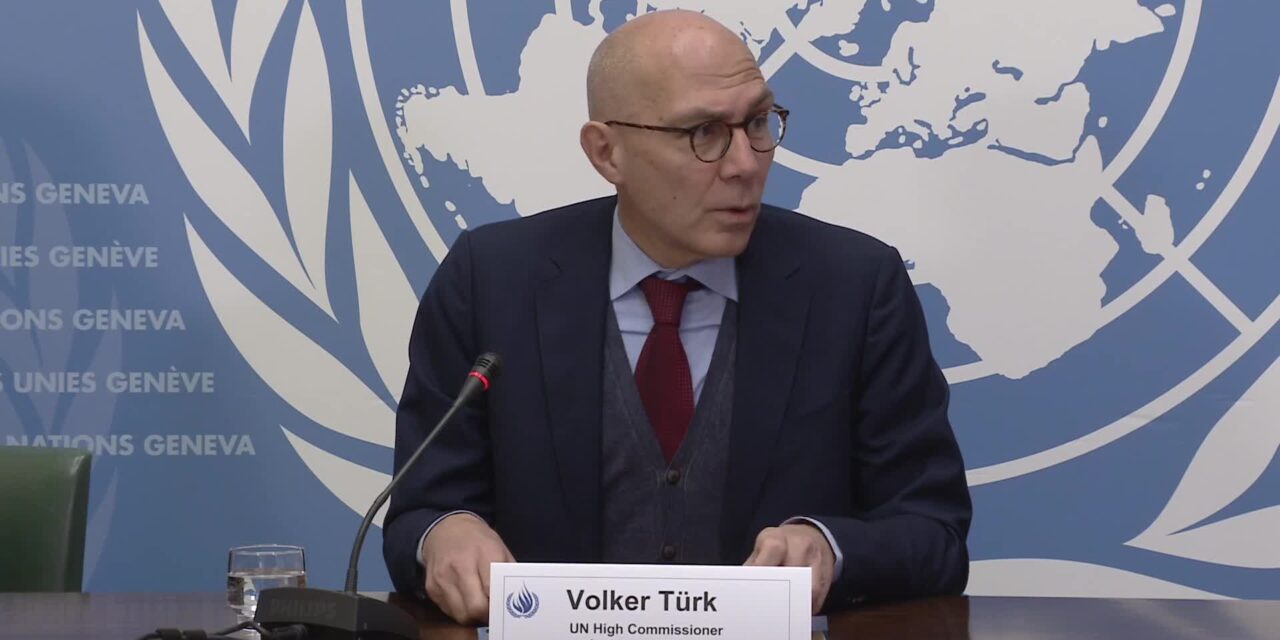 Volker Türk: Only a Human-Rights-Based Peace Can End the War