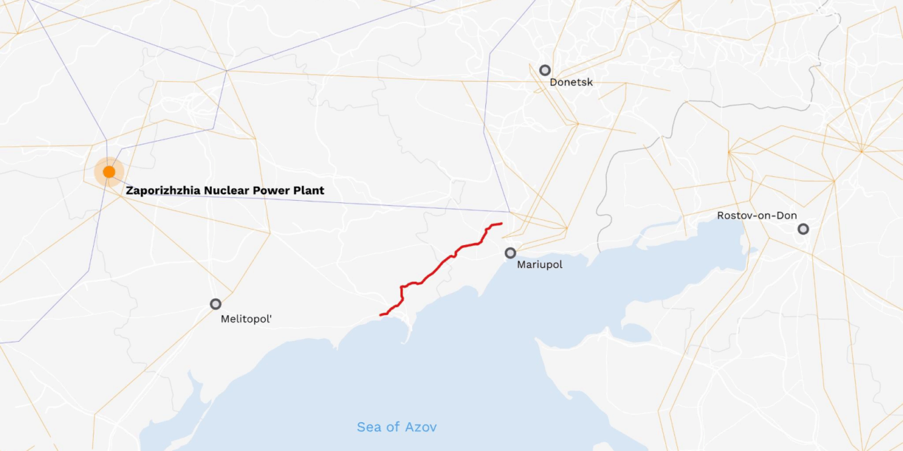 Greenpeace maps illegal power line to restart seized Zaporizhzhia plant