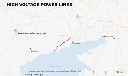 Greenpeace maps illegal power line to restart seized Zaporizhzhia plant