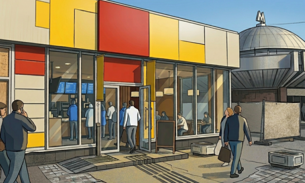 Kyiv’s First McDonald’s Reopens Following Missile Attack Damage
