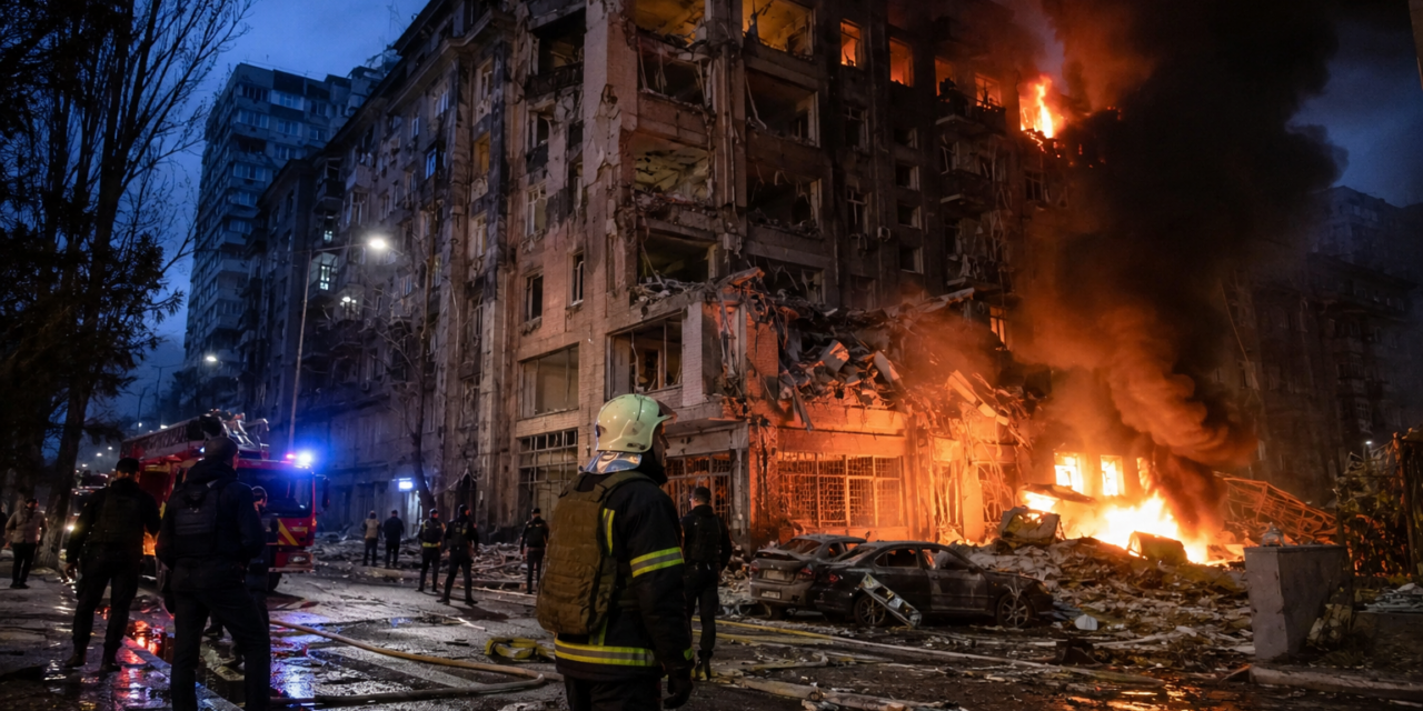 Russia Intensifies Day and Night Strikes Across Ukraine in 2026