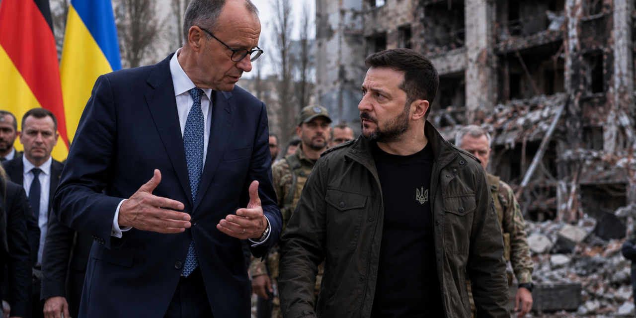 Chancellor Merz Visits Kyiv Amid Intensified Russian Assaults