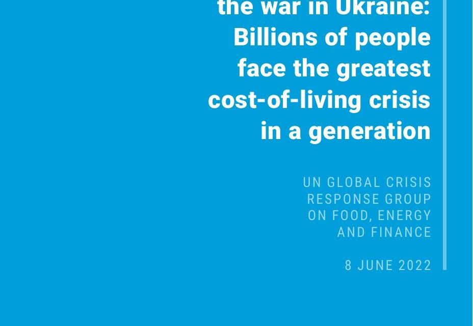 UN Warns of Global Hunger Crisis Amid Ukraine Conflict and Rising Prices
